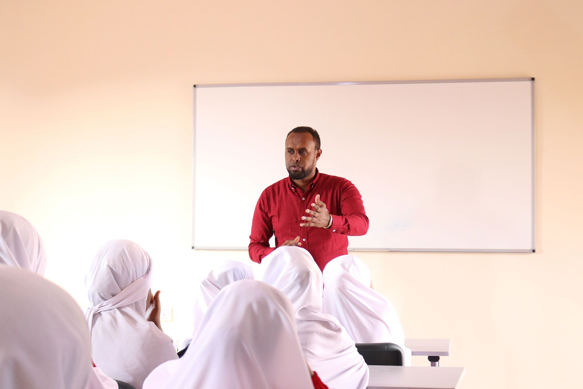 Fatih Sultan Mohamed School Class room & Teacher